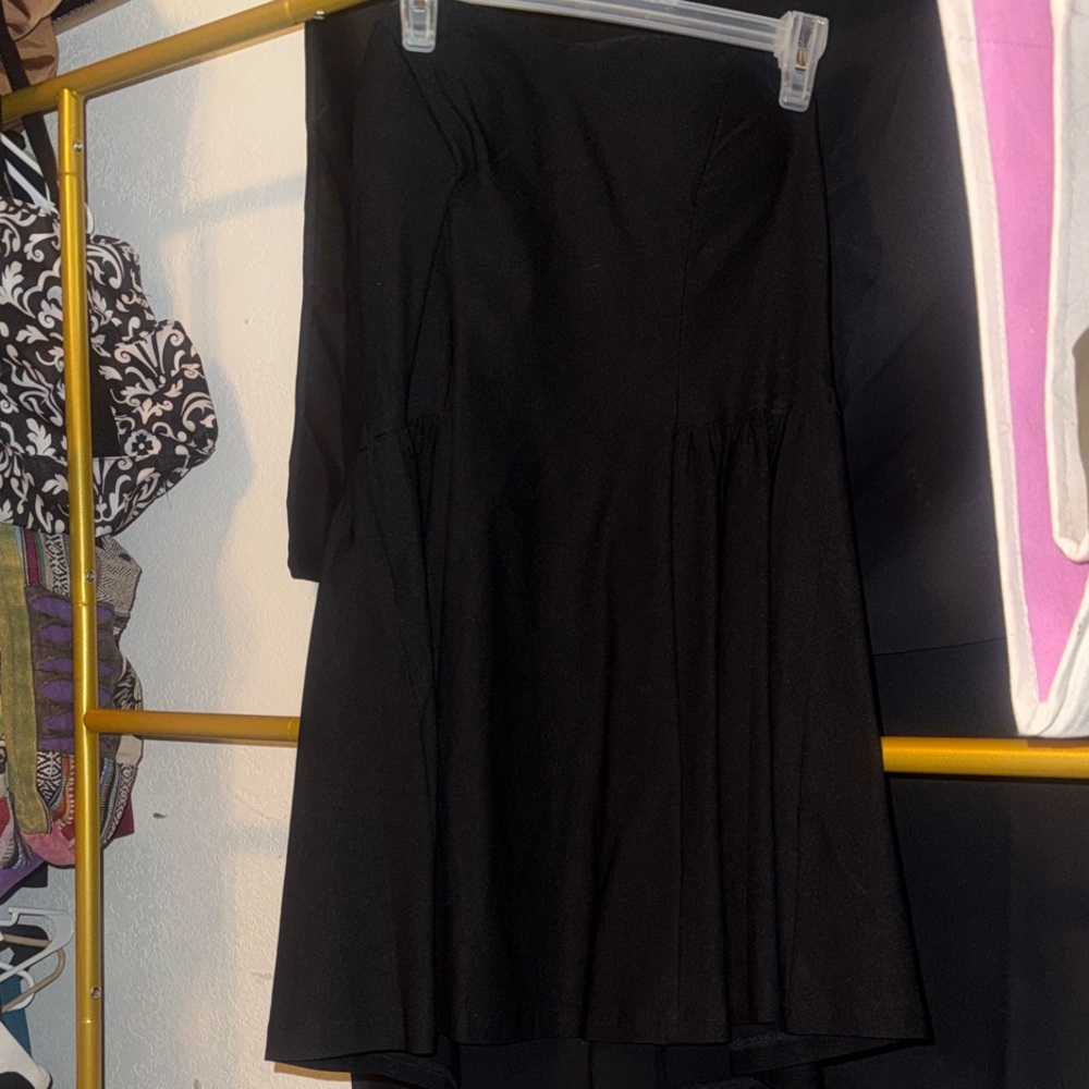Allegra K Black Strapless Dress